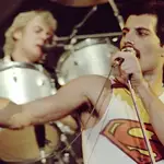 Freddie Mercury en un concierto