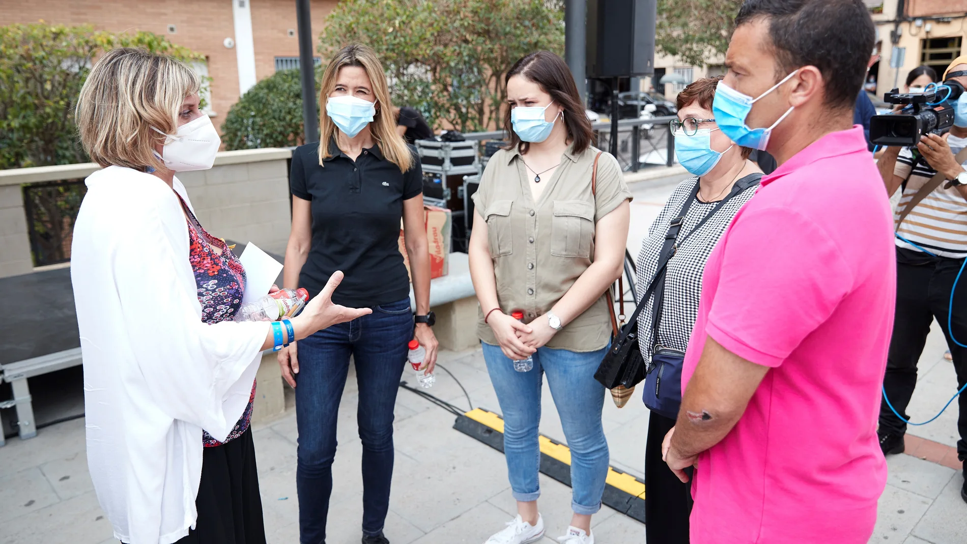 Pruebas PCR para detectar positivos en Santa Coloma de Gramanet (Barcelona)