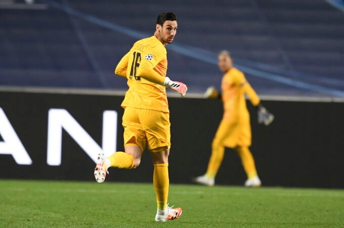 Sergio Rico con el PSG.
