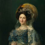 La reina María Cristina (1806-1878), reina consorte de España por su matrimonio con Fernando VII, retratada por Vicente López Portaña