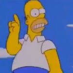 Homer Simpson, en un fotograma del vídeo publicado por el Extremadura.
