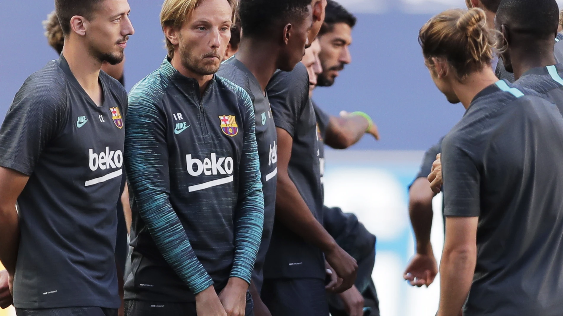 Barcelona training session