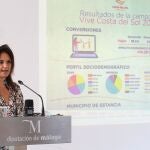 La vicepresidenta segunda de la Diputación y consejera delegada de Turismo Costa del Sol, Margarita del Cid