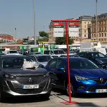 Parking de coches de alquiler de la estación de Atocha
