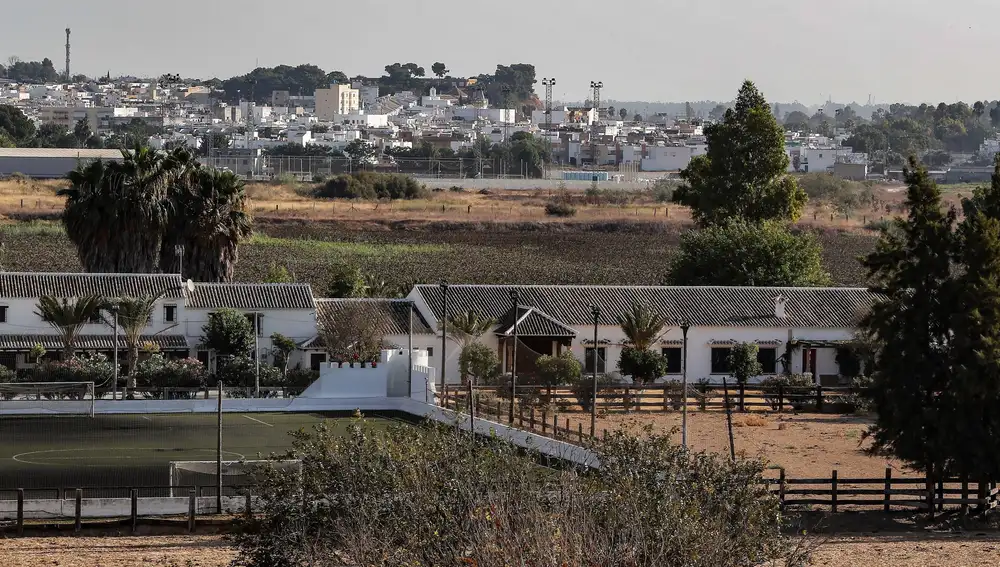 Imagen de La Puebla del Río y al fondo Coria del Río