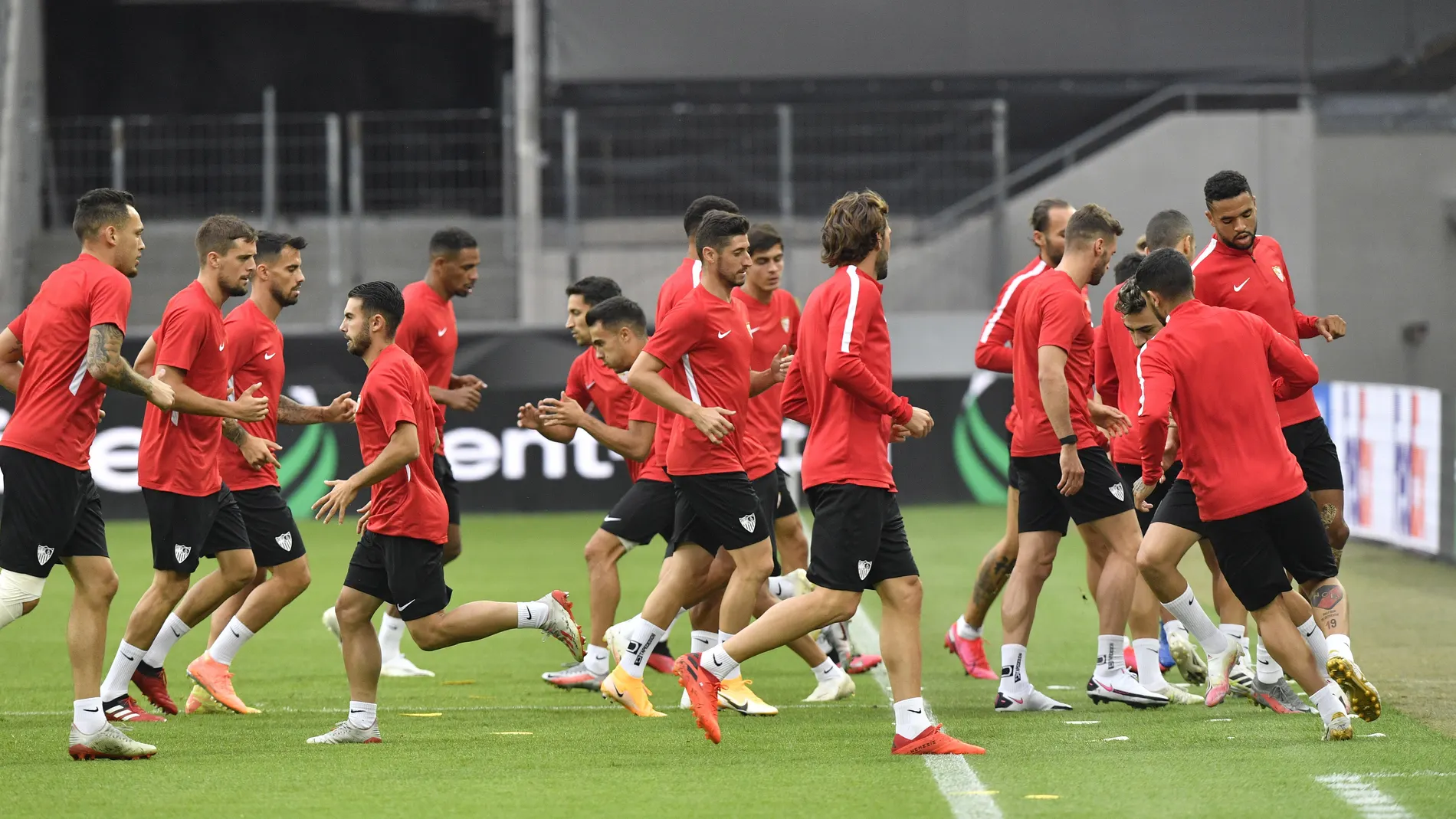 Sevilla training session