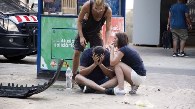 El atentado en las ramblas de Barcelona en 2017