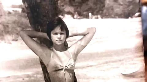 Zoé Valdés, de niña en Guanabo