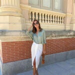 Mery Turiel y la falda de Zara con la que vas a volver al trabajo.