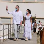  Miles de vecinos acompañan a los Reyes en su visita oficial a Ibiza