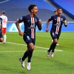 Marquinhos celebra el primer gol