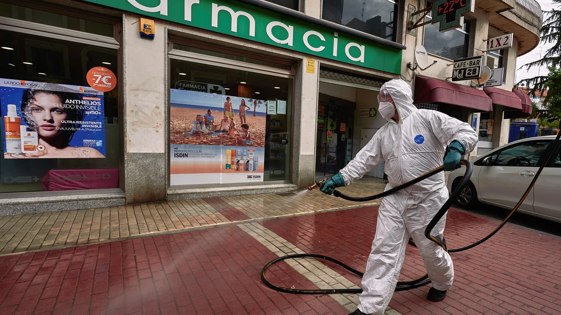 Desinfección en Ávila para evitar contagios