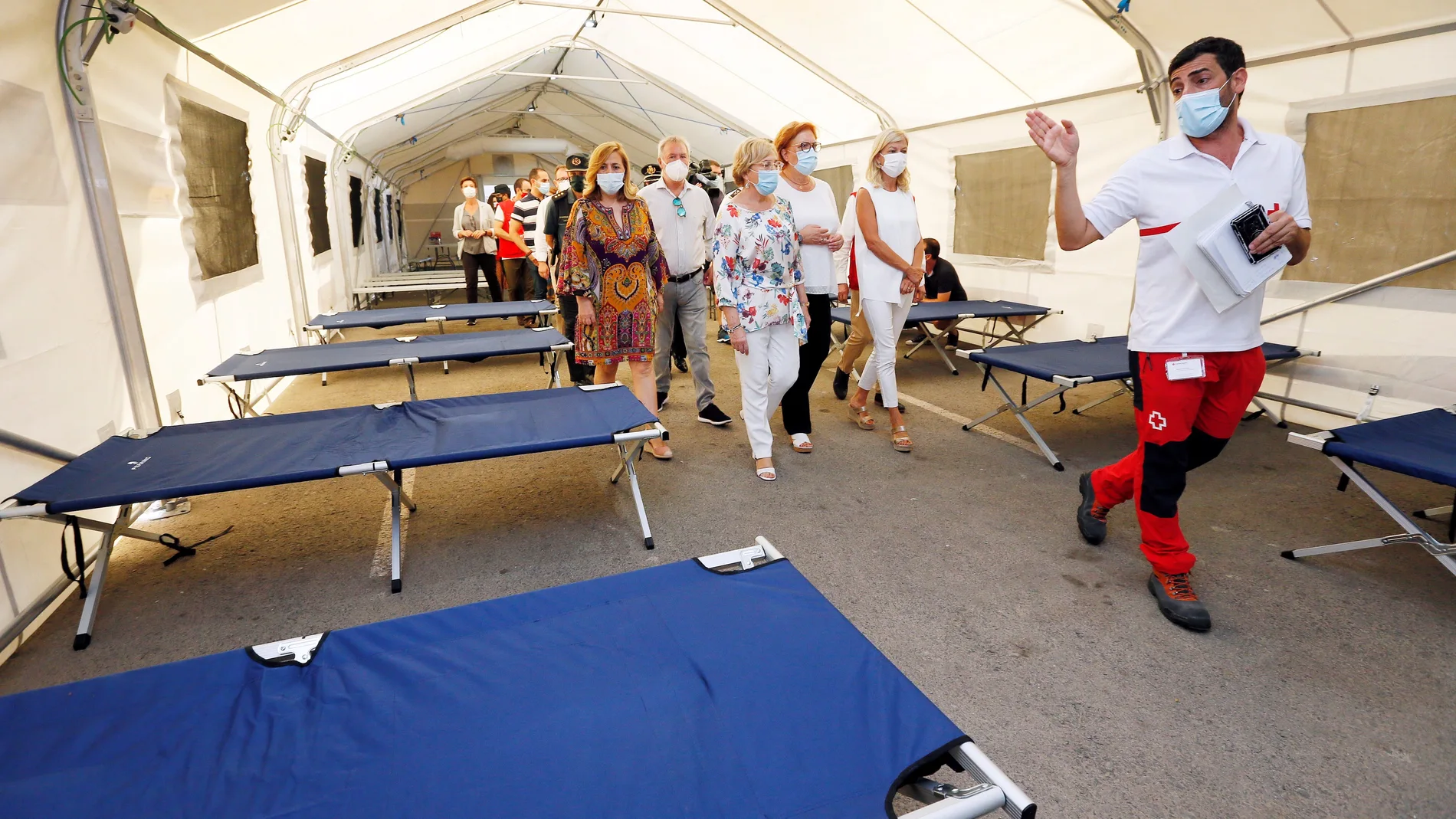 Dispositivo especial de acogida a inmigrantes de Alicante