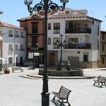 Plaza del municipio abulense de Candeleda