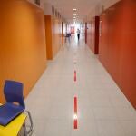 Preparativos para la nueva normalidad en el colegio Arenales en la Av de los Poblados 155 de Madrid