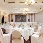 Sala de banquetes del hotel Felipe IV de Valladolid