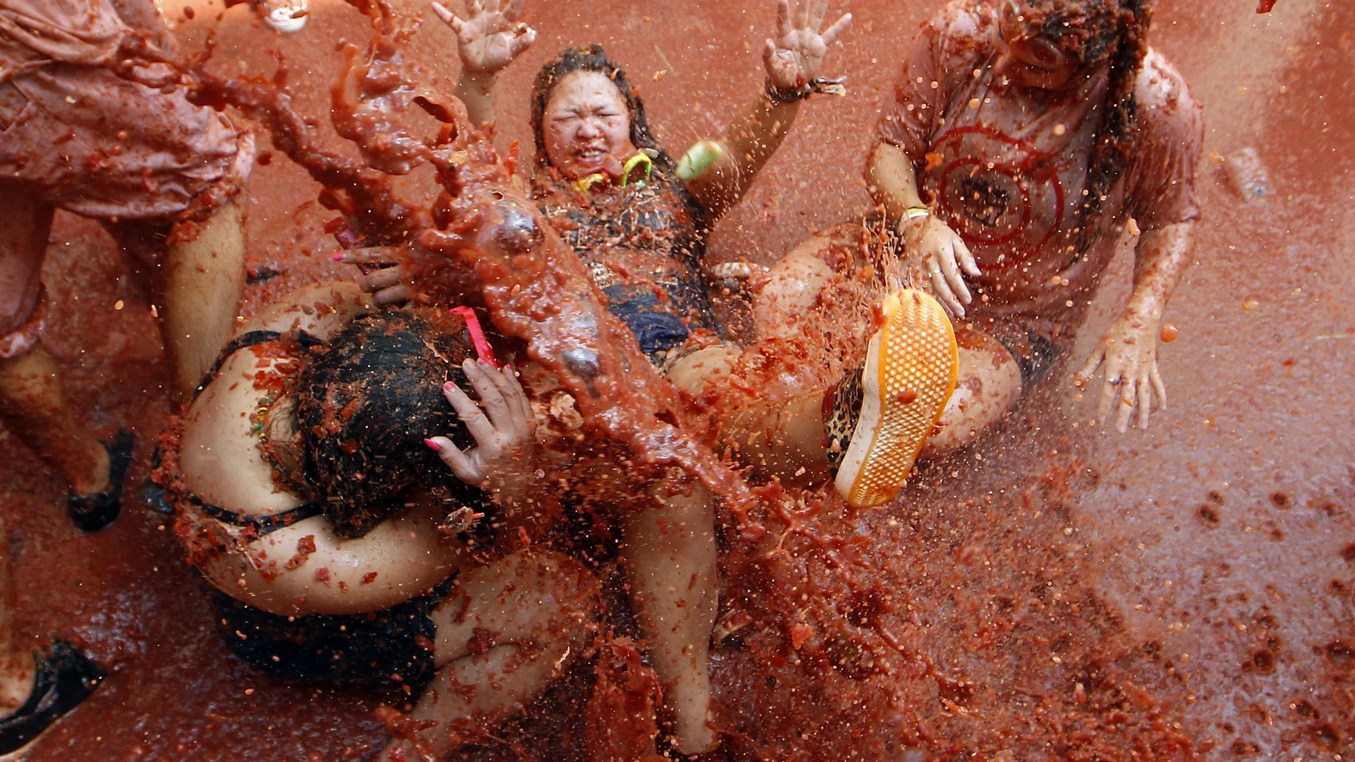 Tomatina en Buñol