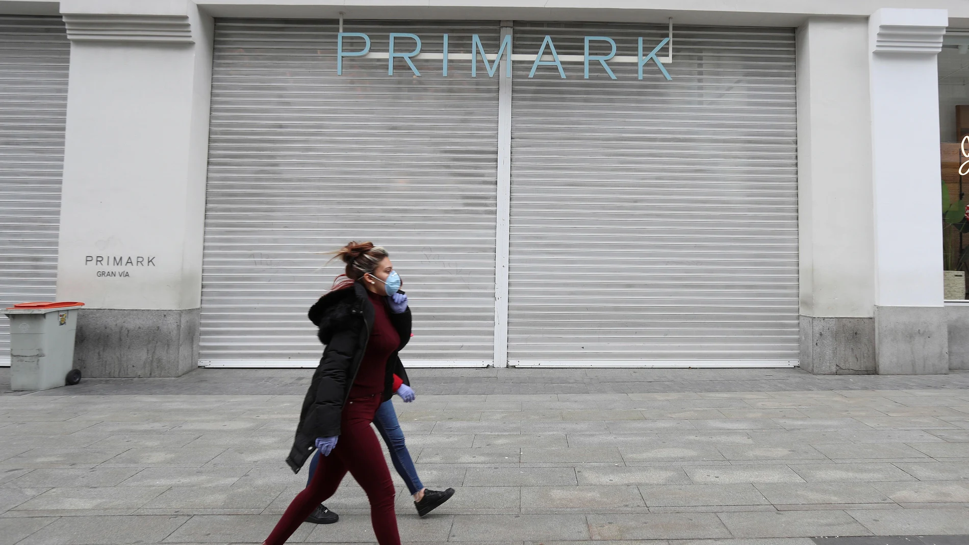 Tienda de Primark cerrada en Madrid el pasado mes de marzo