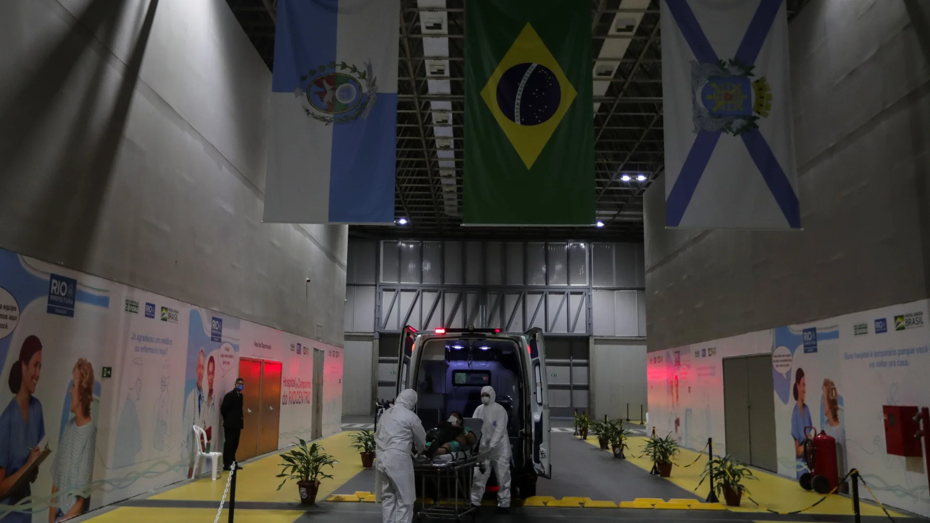 El hospital de campaña para COVID que garantiza la desescalada en Río