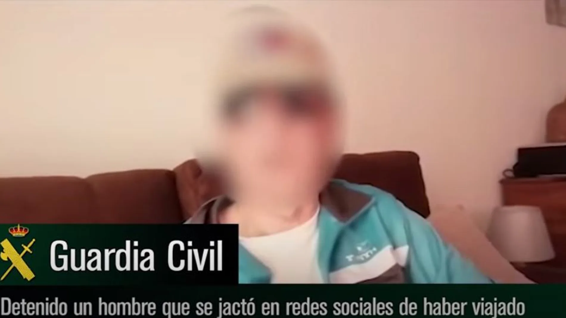 Imagen extraída de la noticia sobre el vídeo que colgó el hombre en Youtube