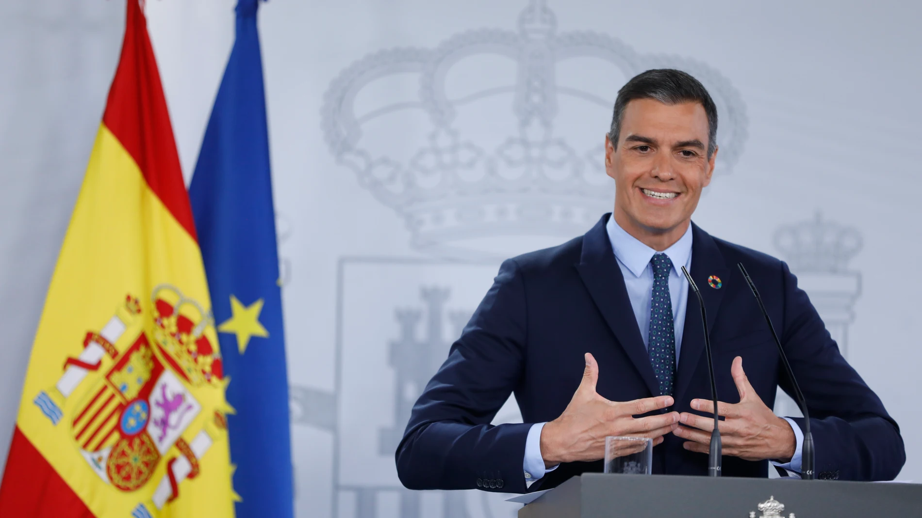 Rueda de Prensa se Pedro Sánchez después del consejo de ministros
