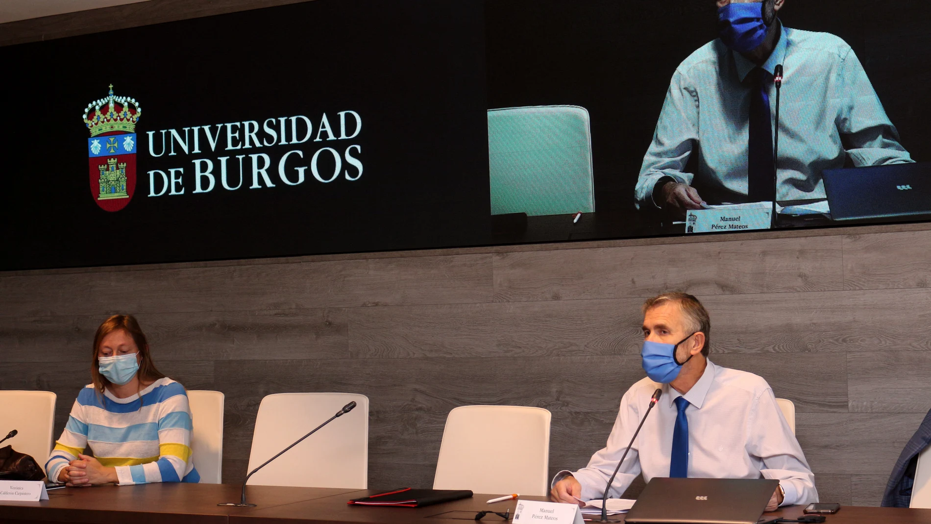 El rector de la Universidad de Burgos, Manuel Pérez Mateos