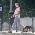 La infanta Elena de Borbon con su perro por las calles de Madrid03/06/2020Madrid