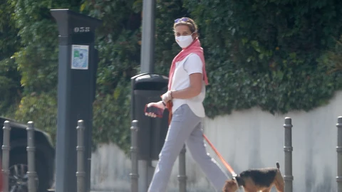 La infanta Elena de Borbon con su perro por las calles de Madrid03/06/2020Madrid