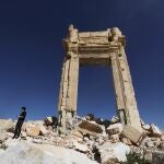 El templo de Bel en Palmyra. REUTERS/Omar Sanadiki