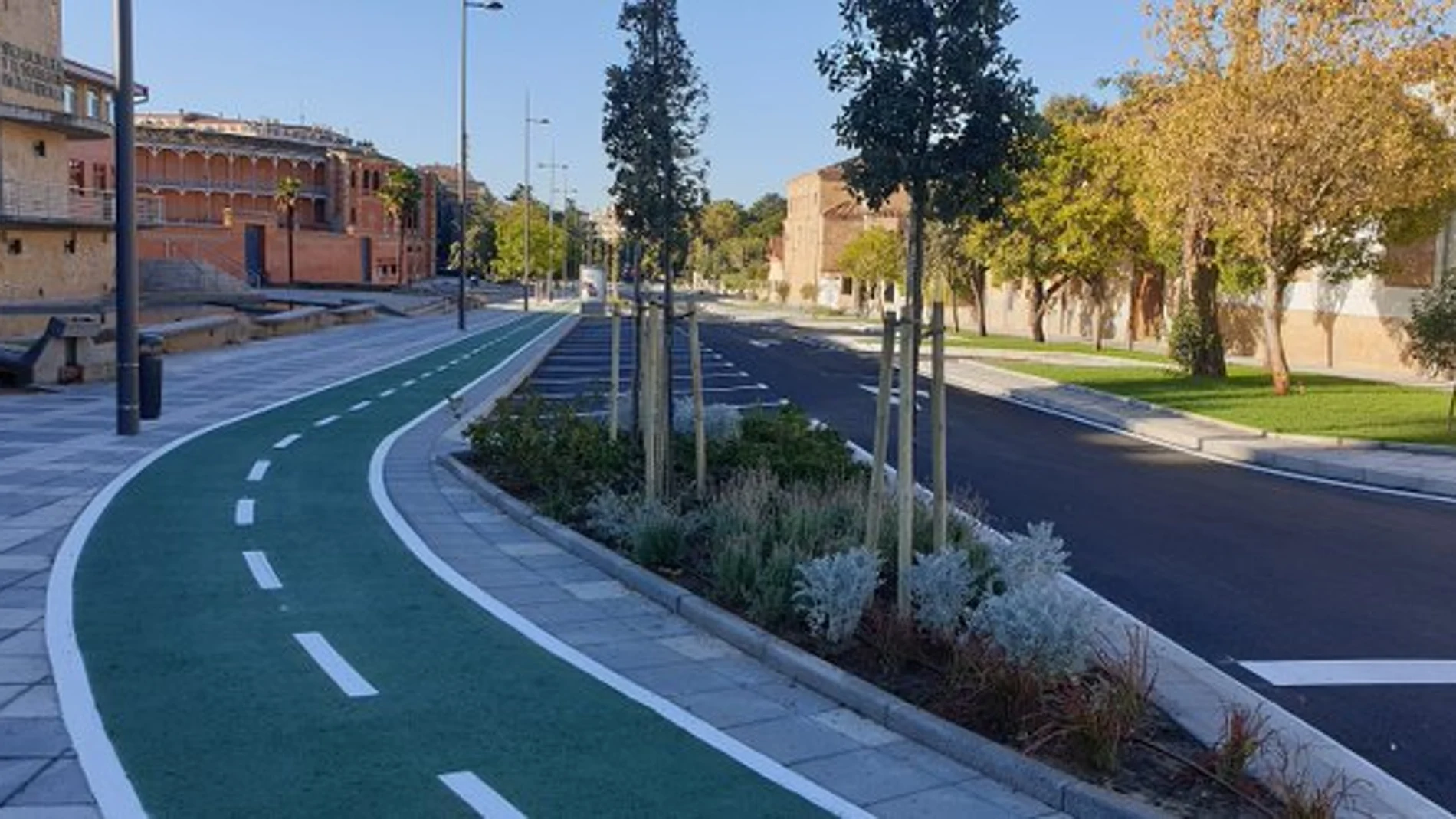 Imagen del nuevo aspecto de la Avenida de la Merced
