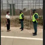  La directora de la Guardia Civil destaca la labor de los agentes de Melilla contra la inmigración ilegal