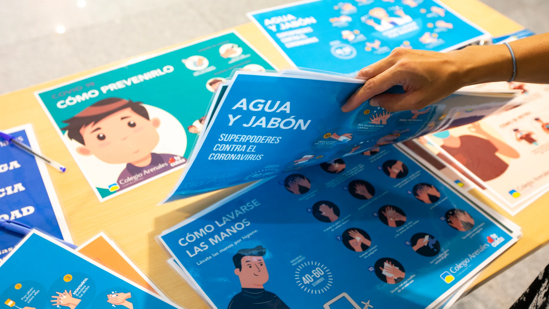 Medidas preventivas e informativas implantadas por un colegio con el objetivo de la vuelta al cole
