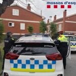 Imágenes del dispositivo contra los robos en Masnou (Barcelona). MOSSOS D'ESQUADRA
