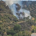Incendio declarado en Montefrío (Granada)