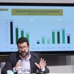 El secretario de estado de Empleo y Economía Social, Joaquín Pérez Rey, presentó los datos