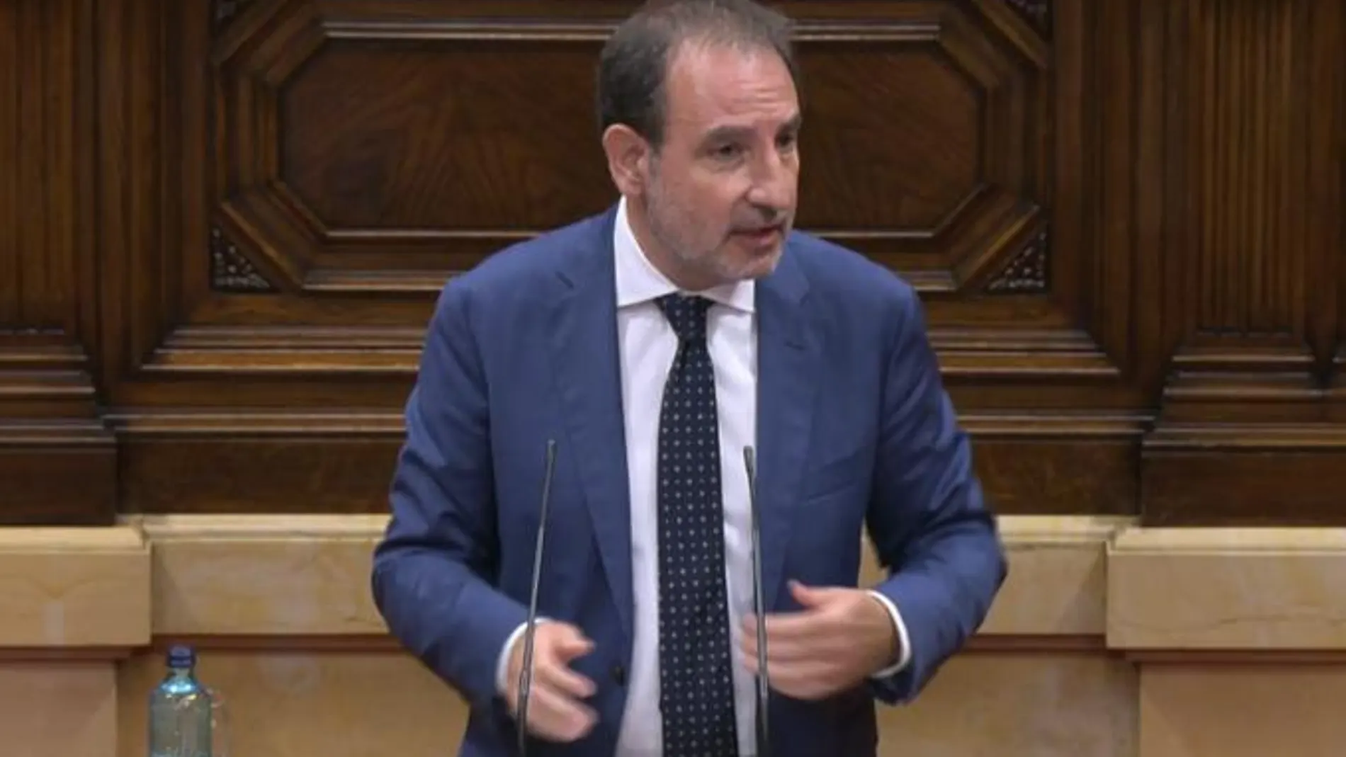 Ramon Espadaler, diputado de Units per Avançar, en una intervención en el Parlament