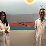 Los doctores Victoria Jiménez y Daniel Ruiz, del Hospital Quirónsalud de Córdoba