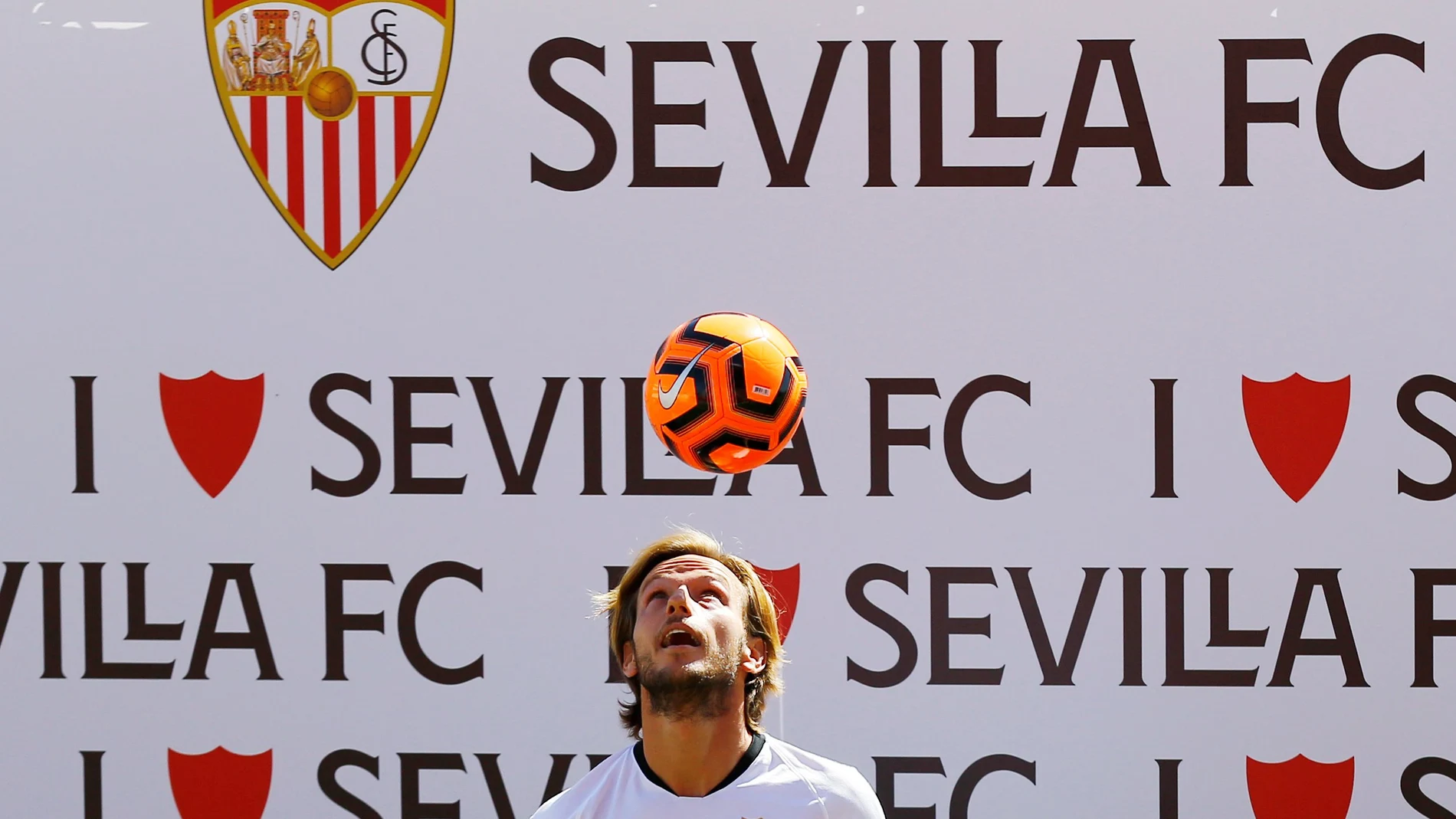 Sevilla's official presentation of new signing Ivan Rakitic