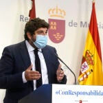 El presidente murciano, Fernando López Miras