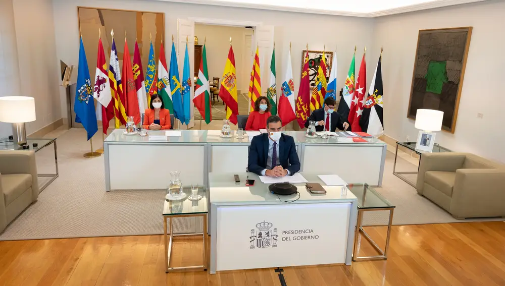 El predidente del gobierno, Pedro Sánchez, preside en Moncloa la XXII Conferencia de PresidentesPOOL MONCLOA/BORJA PUIG DE LA BE04/09/2020