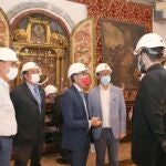 El consejero de Cultura y Turismo, Javier Ortega, visita las obras