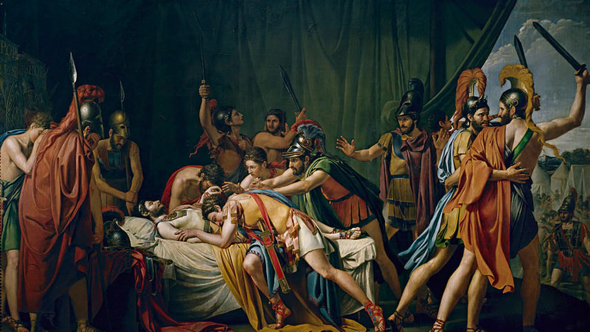 La muerte de Viriato pintada por Madrazo