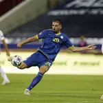 El futbolista kosovar, Ibrahim Dresevic, en un partido ante Grecia de la UEFA Nations League