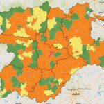 Mapa situación Covid en Castilla y León