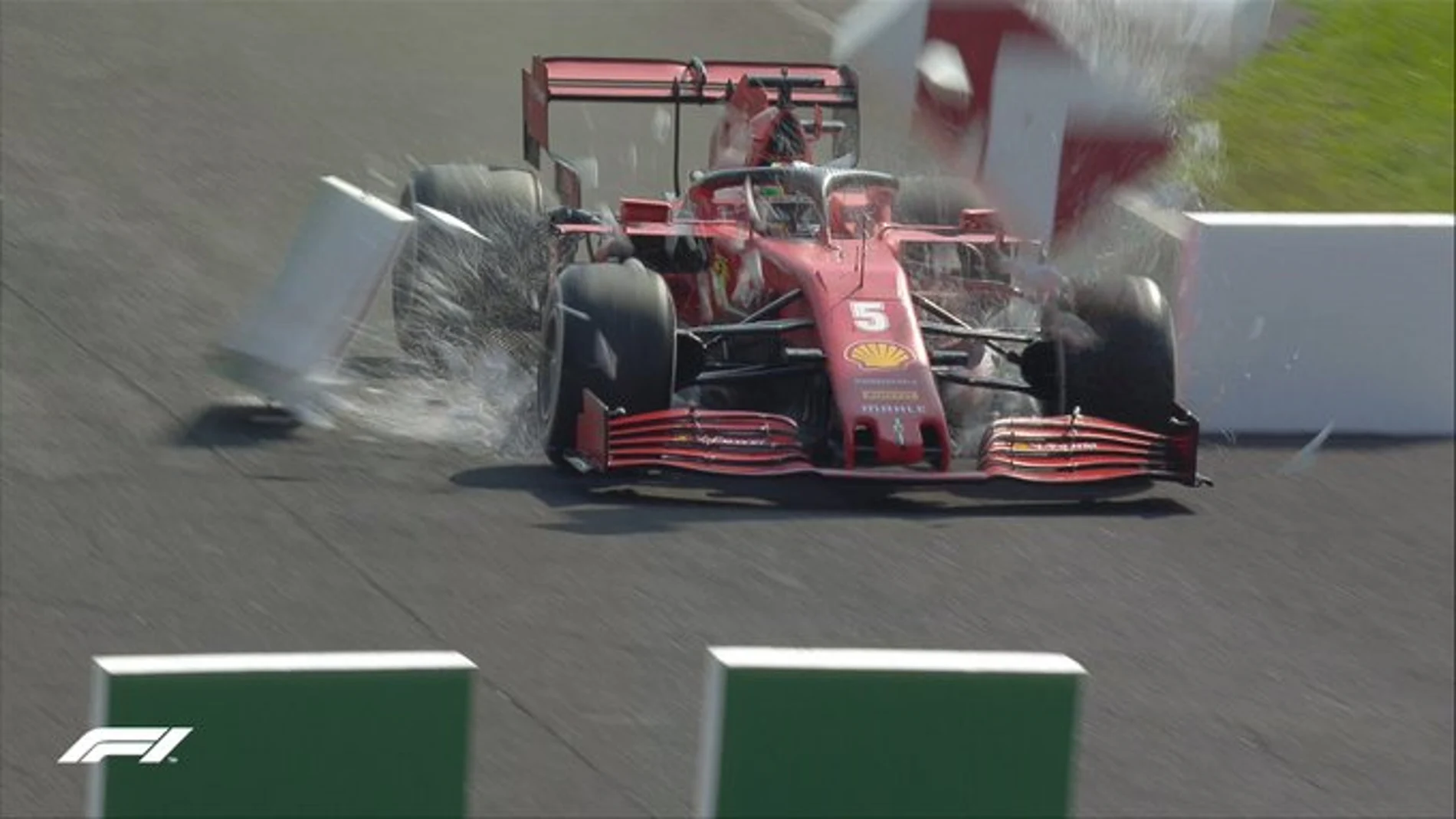 Vettel hizo lo que pudo después de quedarse sin frenos