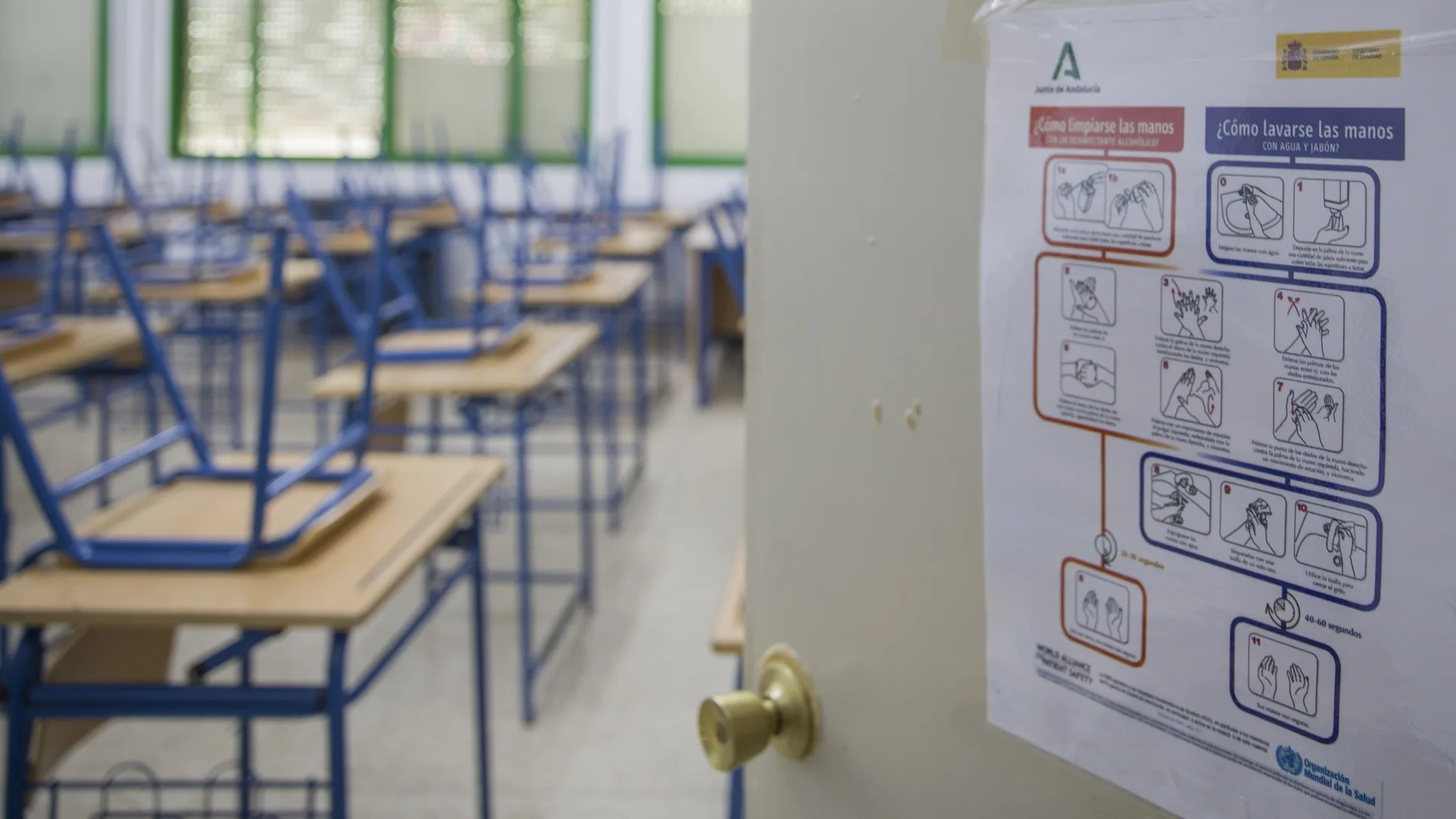 Los centros educativos preparan medidas para proteger a los alumnos y profesores del coronavirus