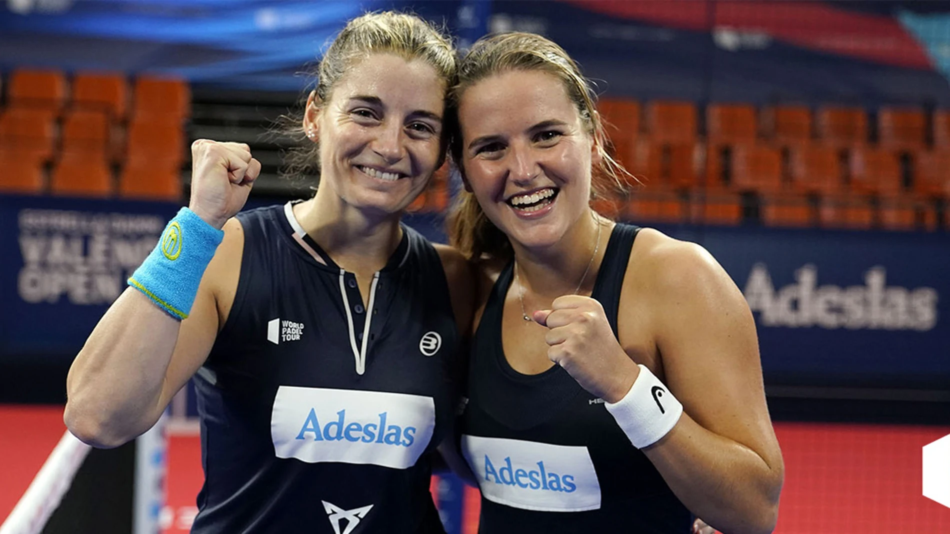 Alejandra Salazar y Ari Sánchez, tras ganar en Valencia