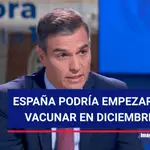España podría empezar a vacunar contra el coronavirus en diciembre tras recibir tres millones de dosis