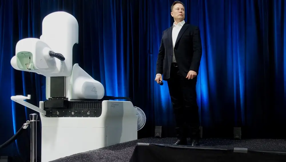 Elon Musk, durante el anuncio de los últimos avances de Neuralink