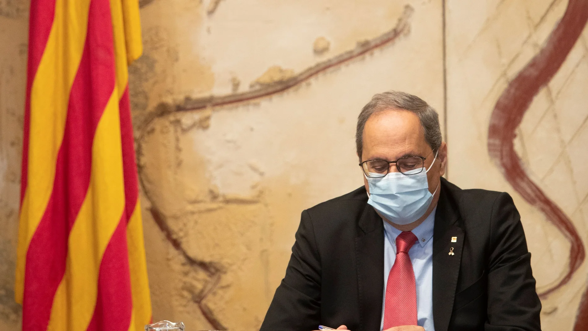 Reunión del gobierno catalán